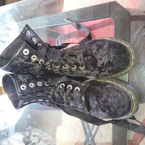 Velvet doc martens